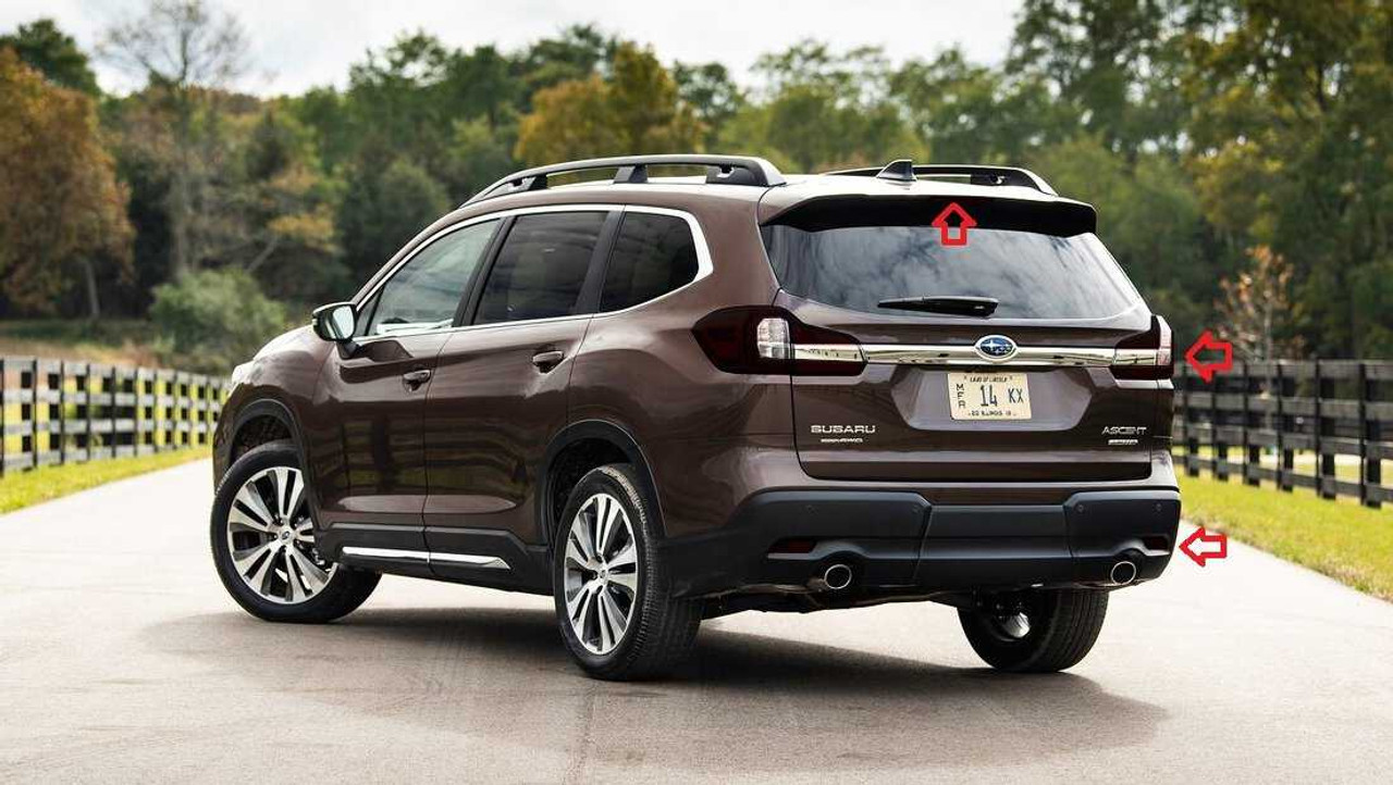 BlingLights Brand Tinted Taillight Film Covers for 2019-2022 Subaru Ascent