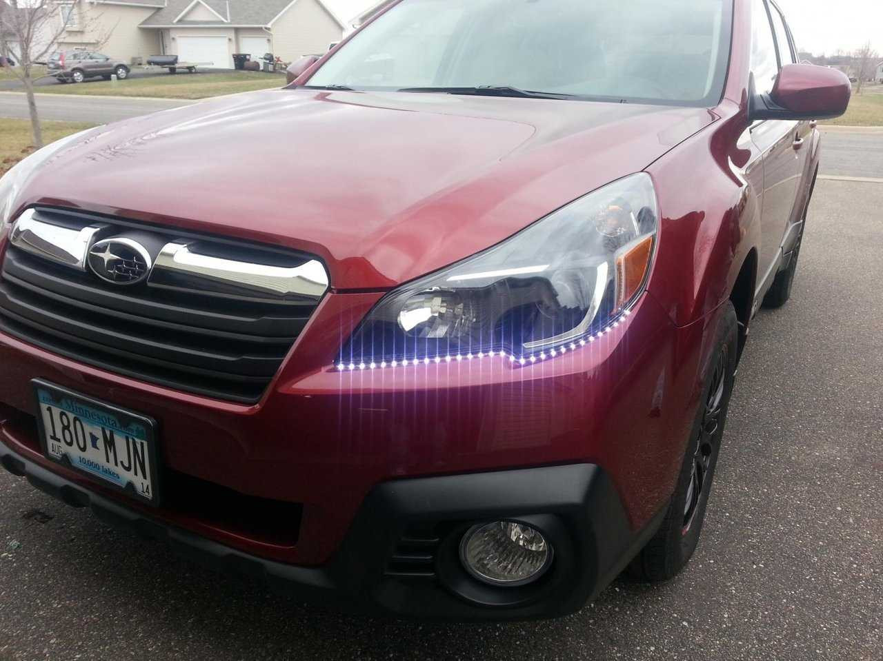 LED DRL Head Light Strips Daytime Running Lamps for 2014-2021 Subaru Forester