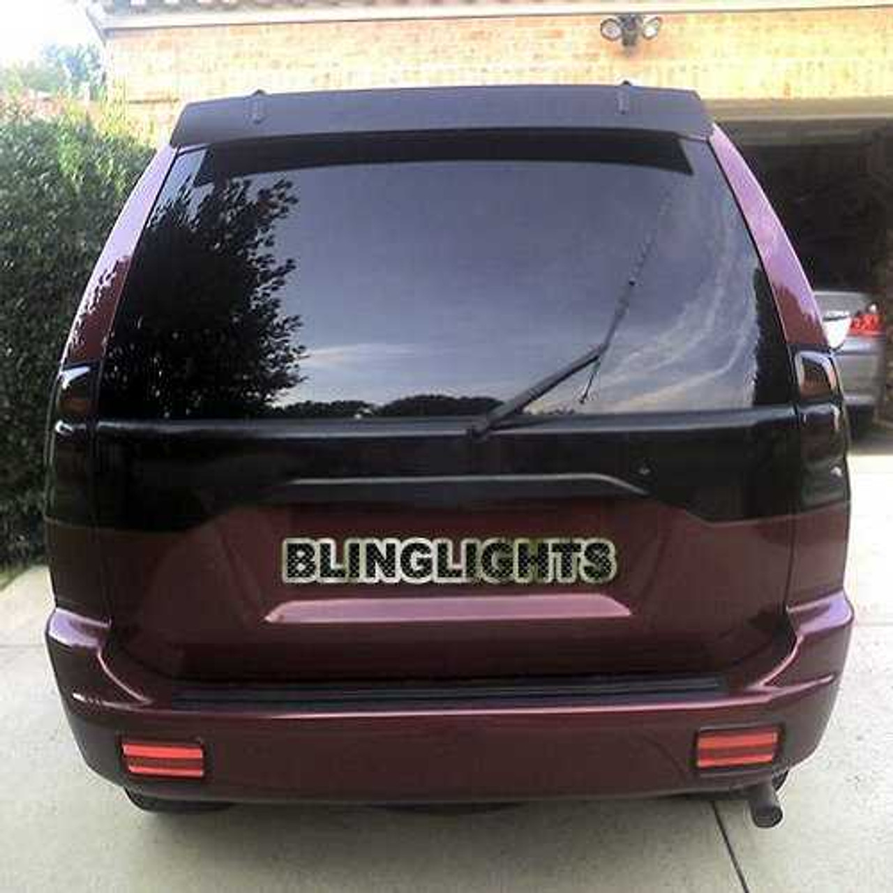 Mitsubishi Nativa Tinted Smoked Taillamps Taillights Tail Lights Lamps Protection Overlays Film