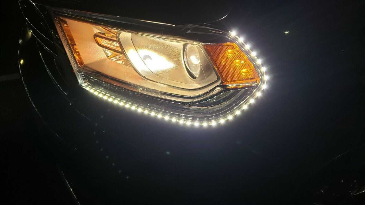 LED DRL Head Lights Strips Daytime Running Lamps for Dodge Durango