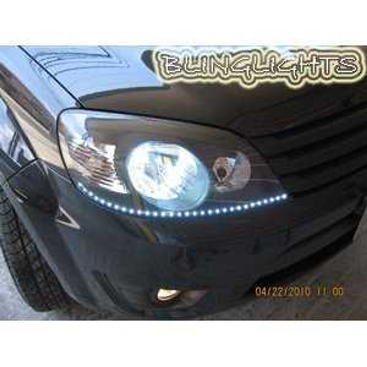 Ford Everest LED DRL Strip Day Time Running Lights for Headlamps Headlights Head Lamps Light Strips