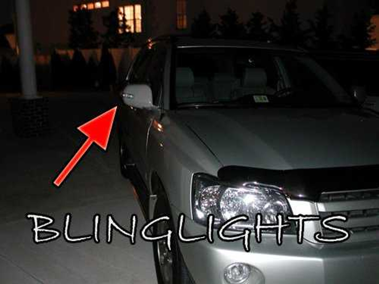 2000 2001 2002 2003 2004 2005 2006 2007 Toyota Kluger LEDs Mirrors Turnsignals Turn Signals Lights