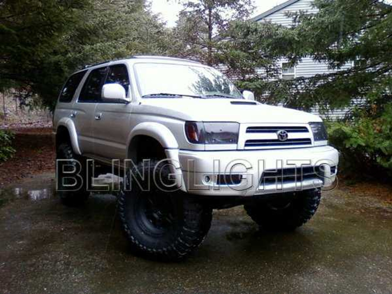 Toyota 4Runner Tinted Head Lamp Light Overlay Kit Smoked Film Protection