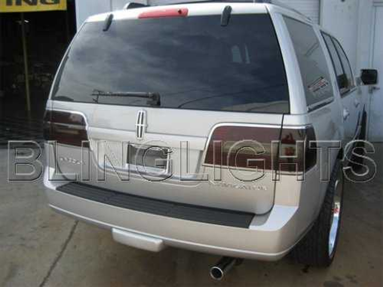 Lincoln Navigator Tinted Tail Lamp Light Overlay Kit Smoked Film Protection