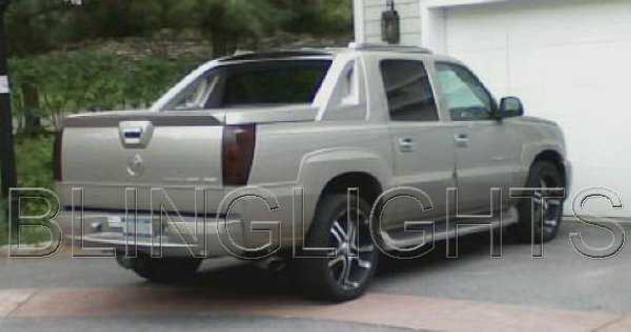 2002 2003 2004 2005 2006 Cadillac Escalade Tinted Smoked Taillamps Taillights Film Overlays