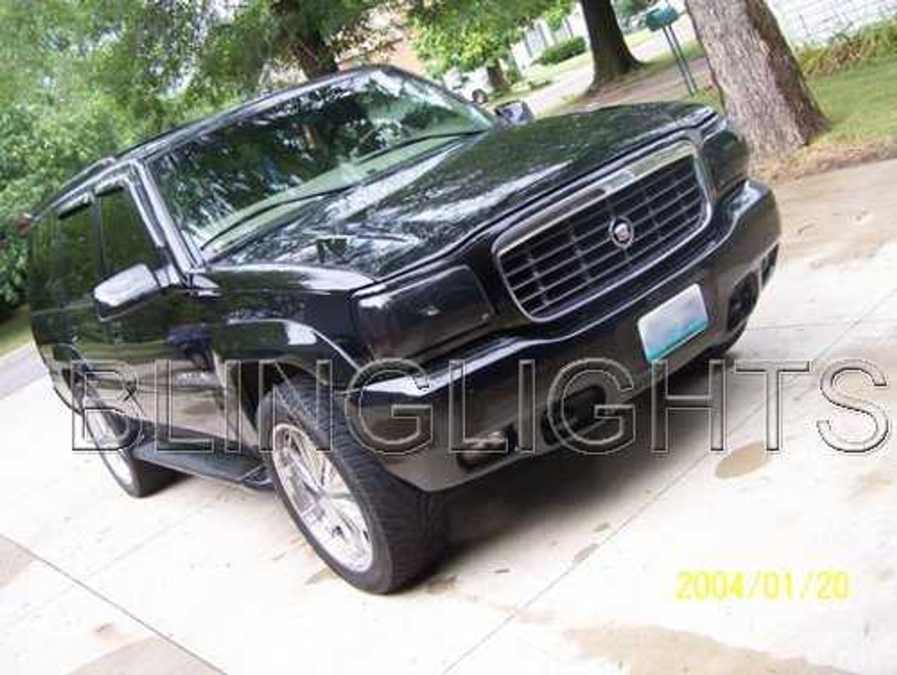 Tinted Head Light Lamp Film Overlays for 1999 2000 Cadillac Escalade