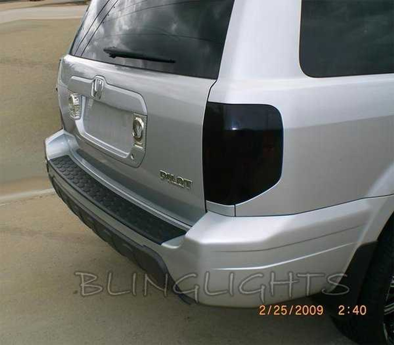 Honda MR-V Tinted Smoked Tailamp Taillight Overlay Film Protection
