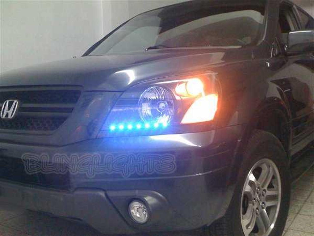 Honda MR-V LED DRL Light Strips for Headlamps Headlights Head Lamps Day Time Running Strip Lights