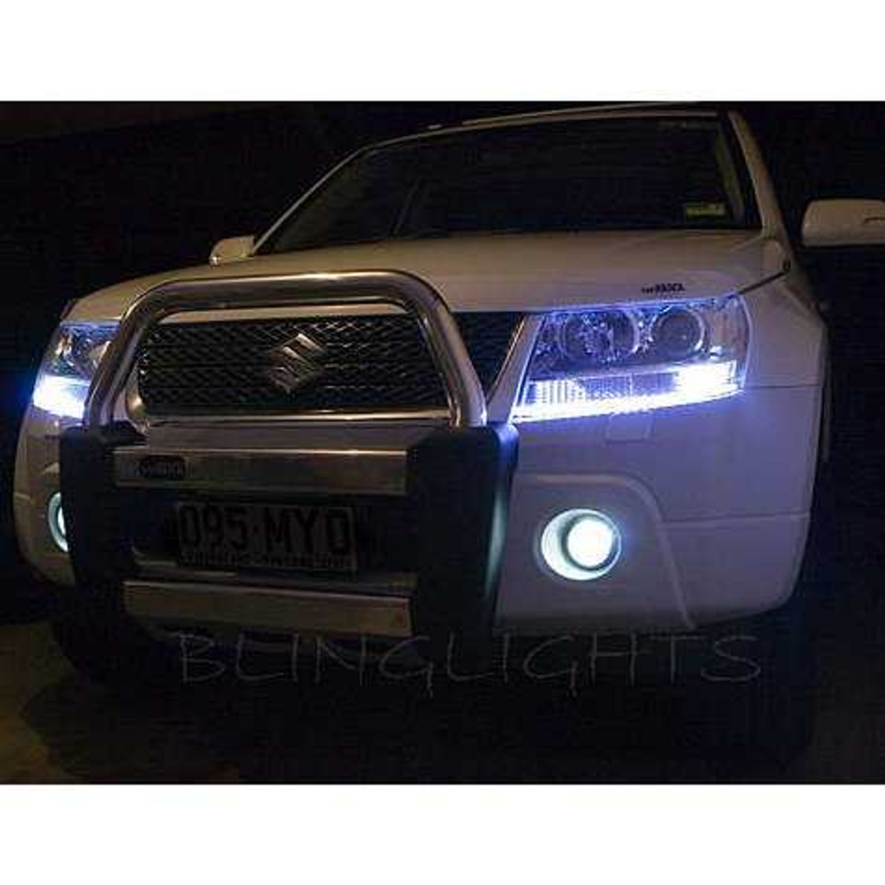 Suzuki XL-7 XL7 LED DRL Light Strips Headlamps Headlights Head Lamps Strip Day Time Running Lights