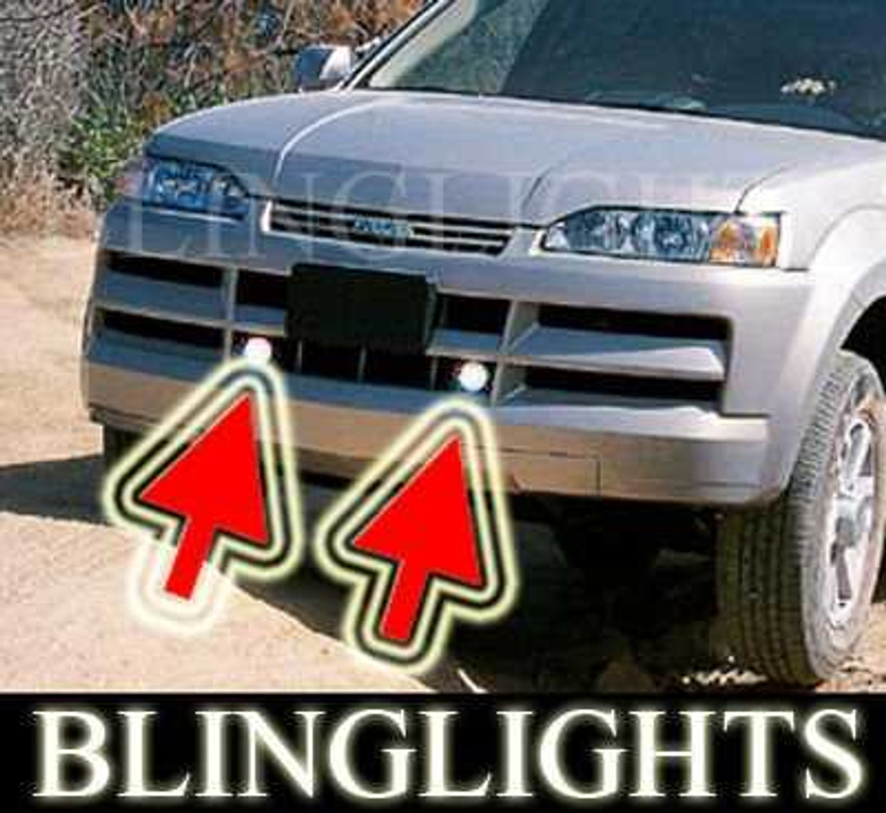 2002 2003 2004 Isuzu Axiom Xenon Fog Lamps Driving Lights Foglamps Foglights Drivinglights Kit