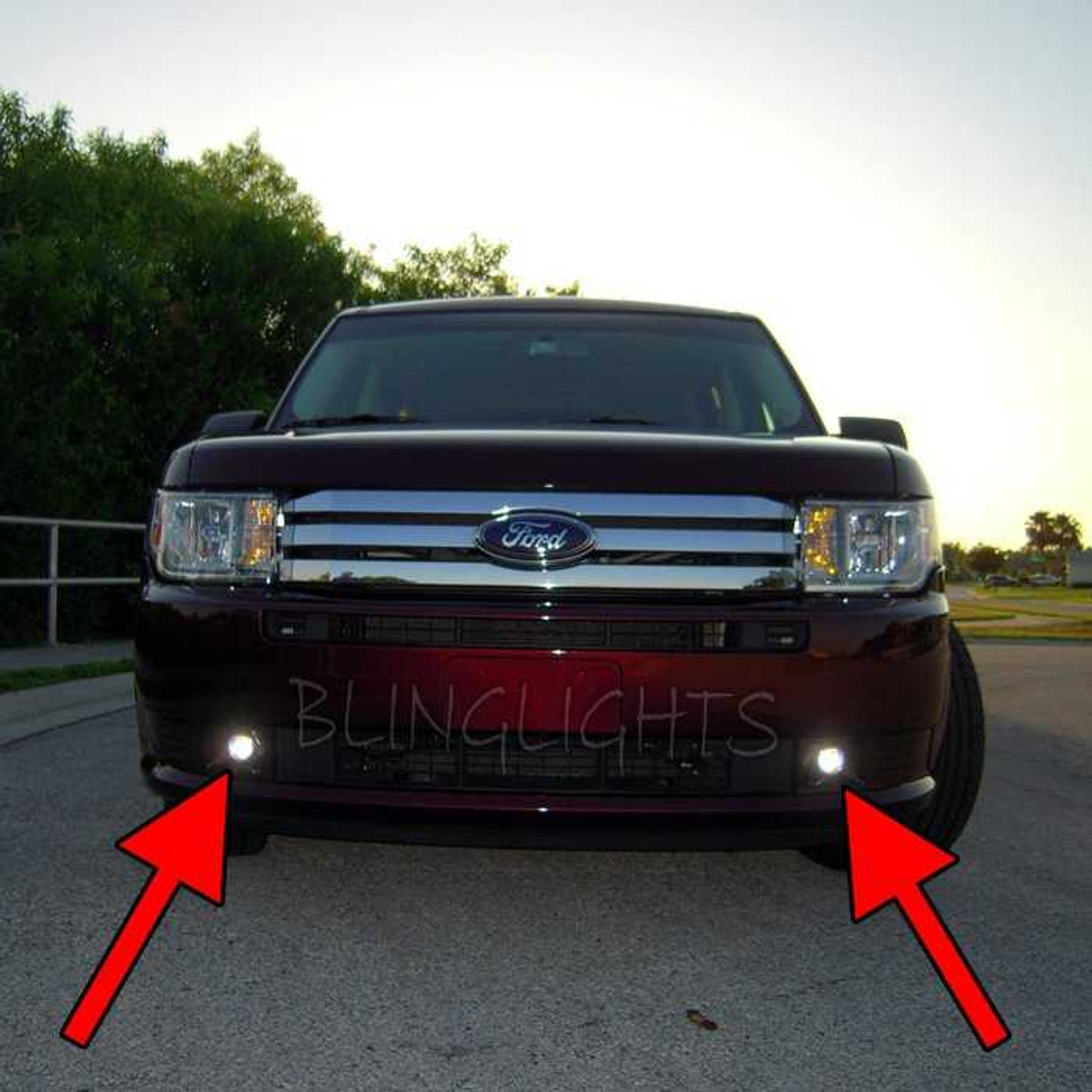 2009 2010 2011 2012 Ford Flex Xenon Fog Lamps Driving Lights Kit