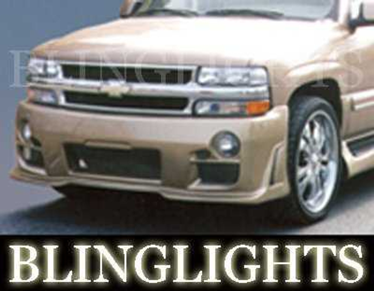 BlingLights Brand Fog Lights for 2000-2006 Chevrolet Suburban with Erebuni Body Kit