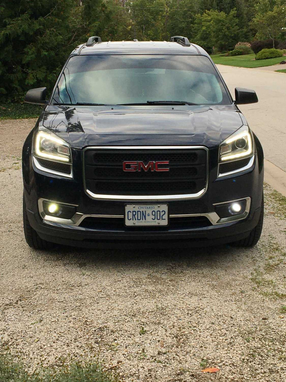 LED Halo Angel Eye Fog Lights Lamps for 2013 2014 2015 2016 GMC Acadia