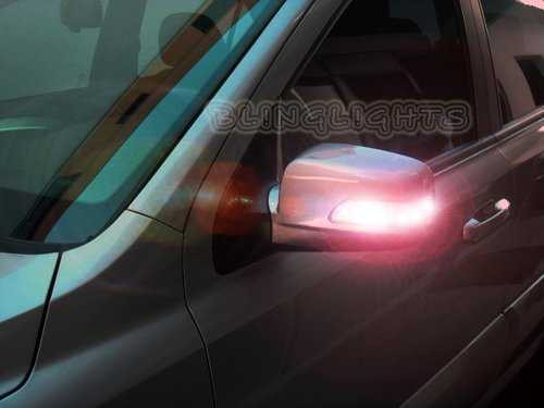 Pair Of Amber Turn Signal Side Mirror Lights For Kia Sorento 2009-2014 | 4 Bulbs Total | MZORANGE