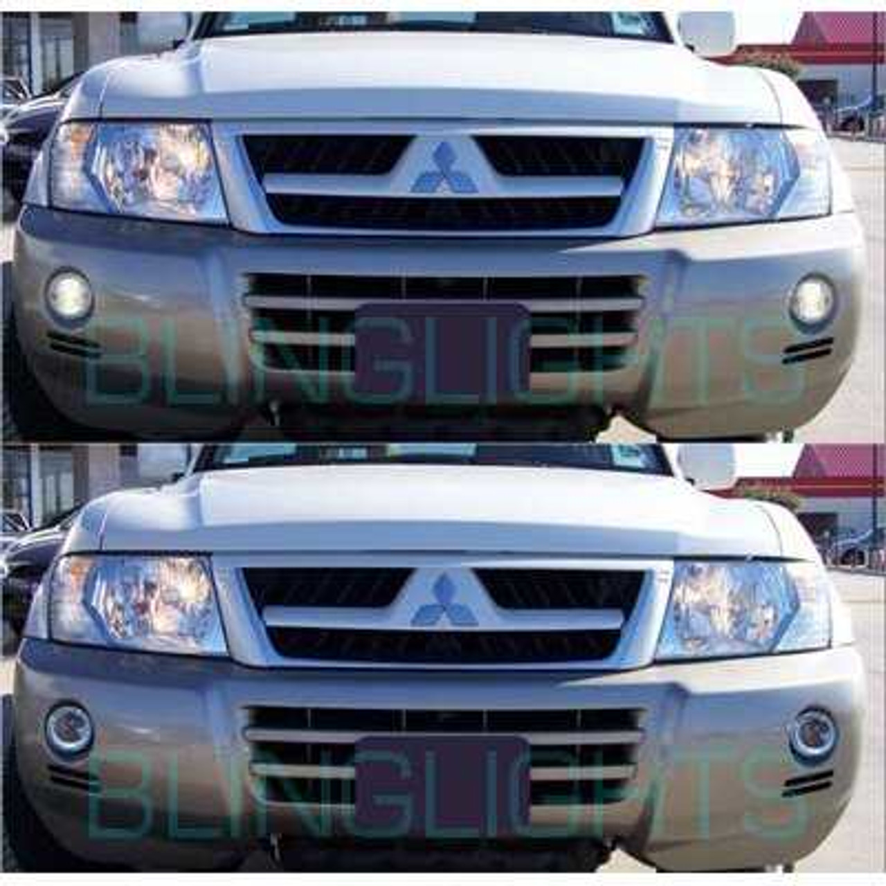 BlingLights Brand Halo Fog Lights for 2003 2004 2005 2006 Mitsubishi Montero