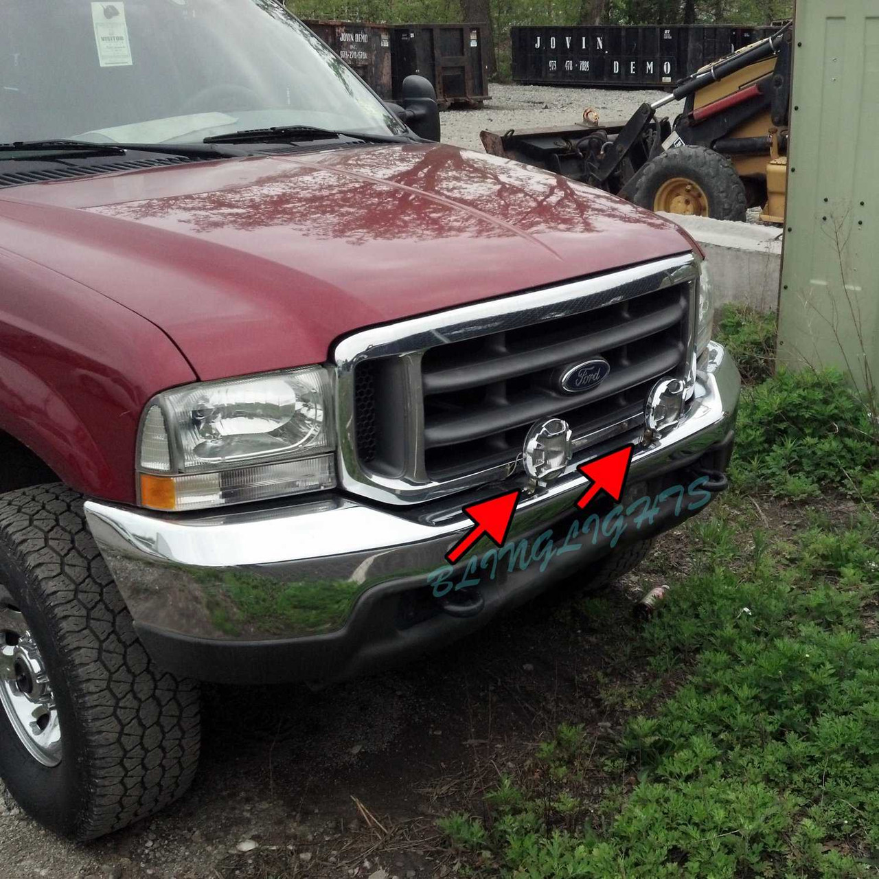 Ford F-350 Off Road Auxiliary Lamps Bumper or Bar F350 Driving Light Kit