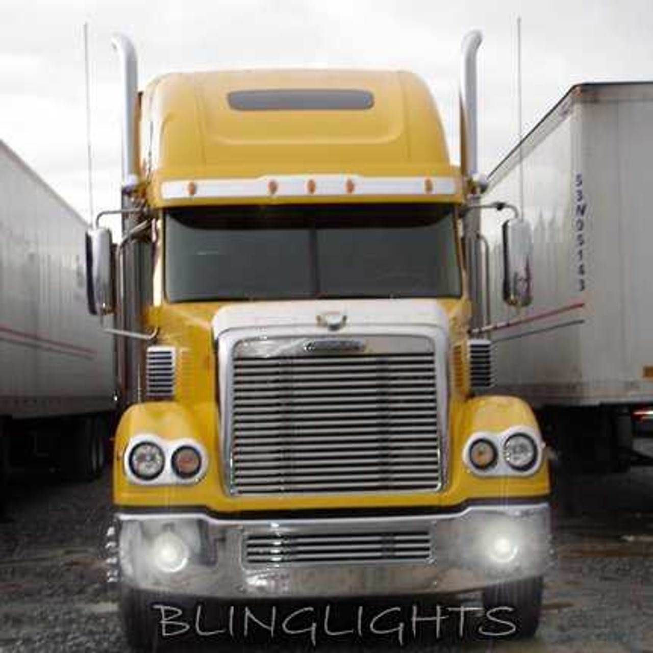 LED Halo Angel Eye Fog Lights Lamps for Freightliner Coronado