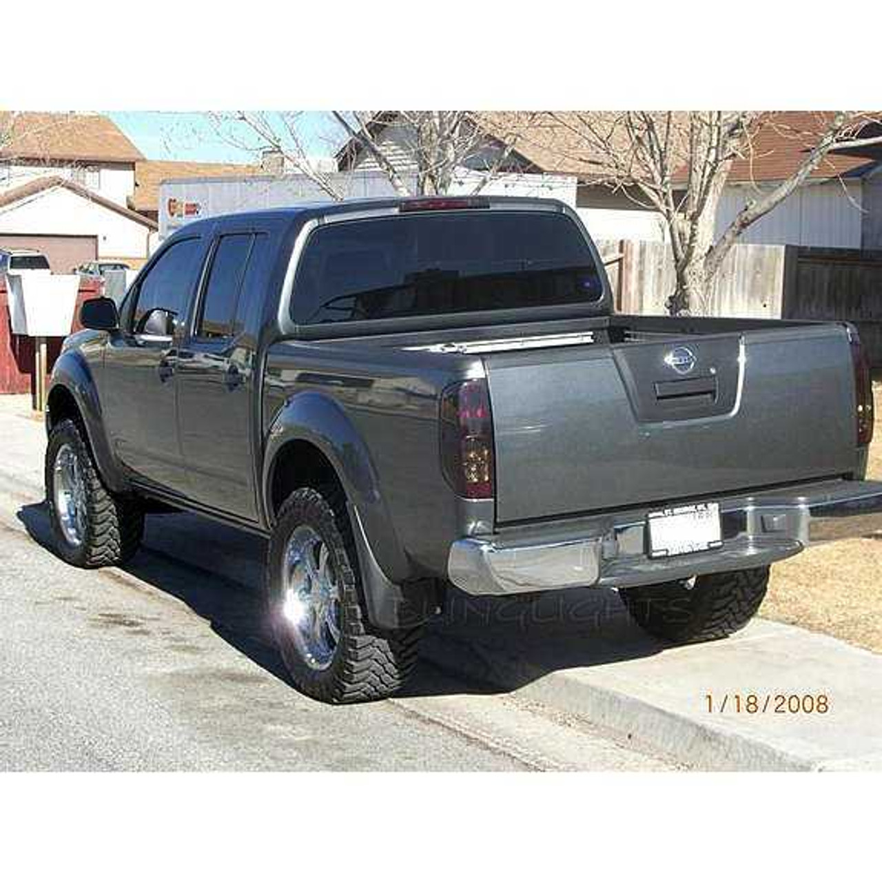 Nissan Titan Murdered Out Taillight Covers Taillamp Smoked Overlays