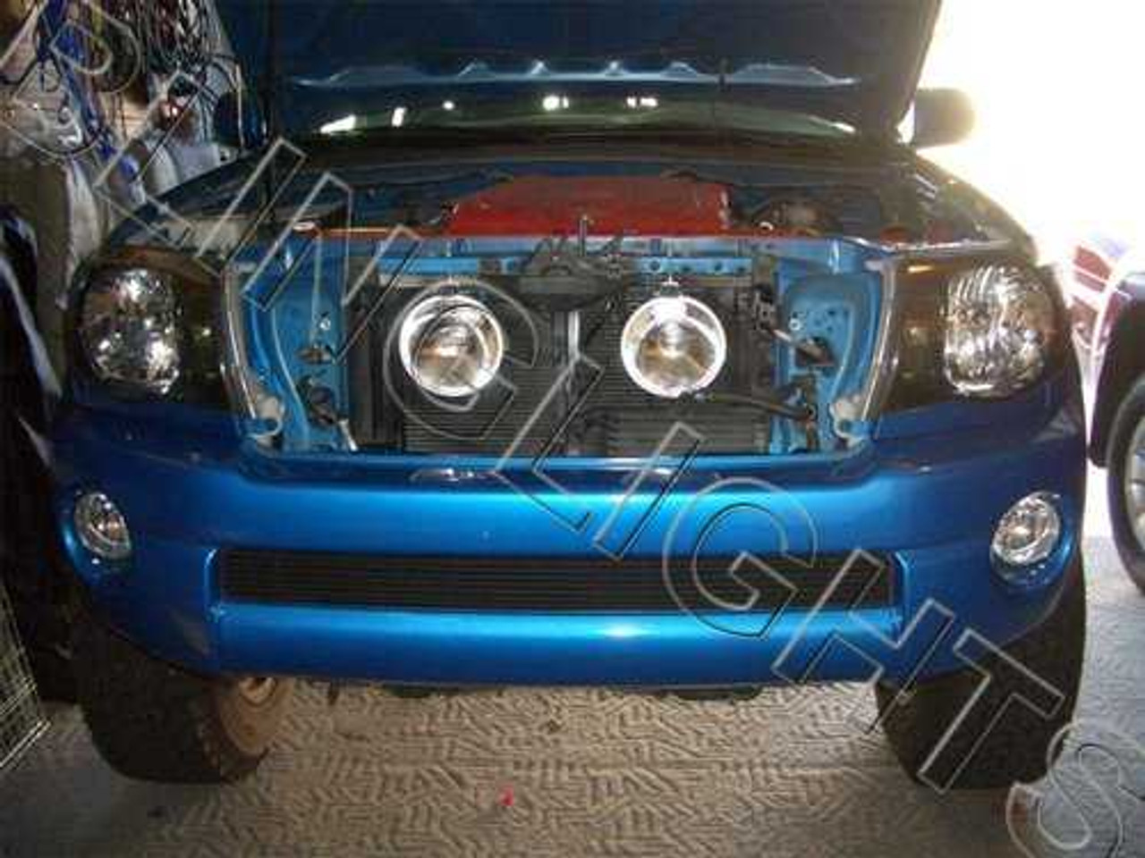 Toyota Tacoma Behind the Grille Lamps Driving Fog Lights Kit Grill Off Road Auxiliary Lighting