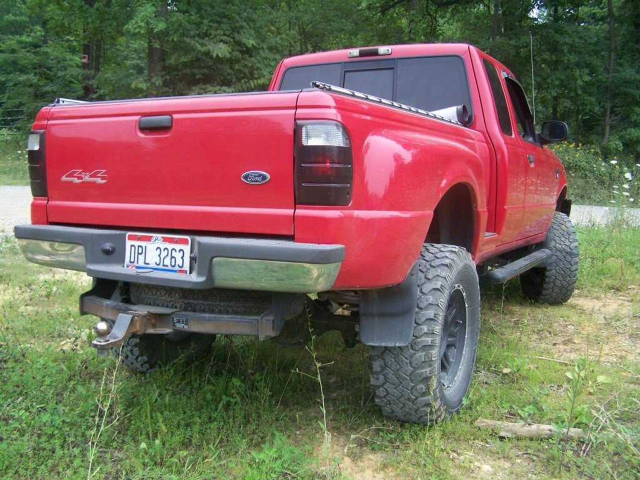 BlingLights Brand Tinted Taillight Protective Film Overlay for Ford Ranger