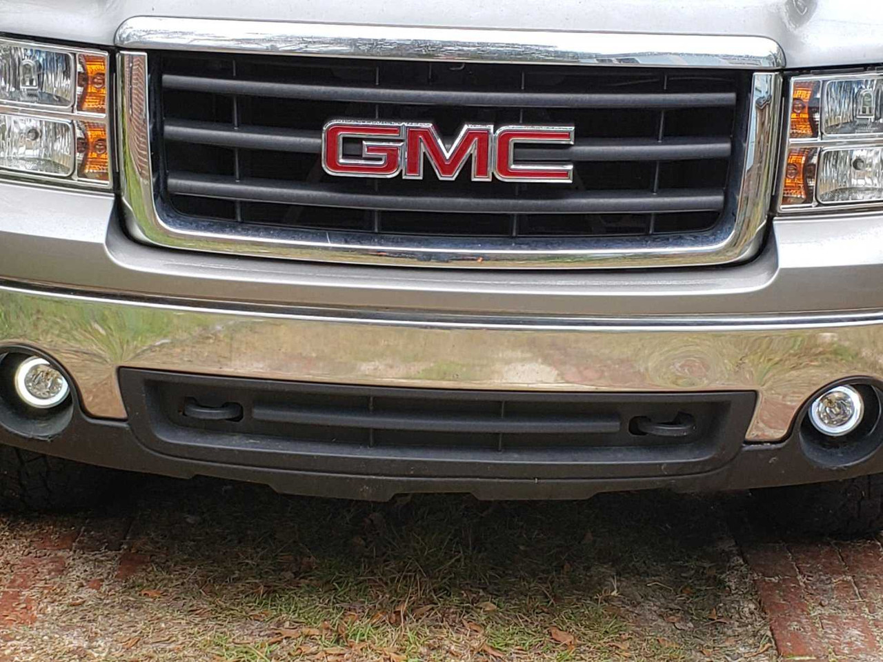 Angel Eye Fog Lamps Lights for 2007-2013 GMC Sierra 1500 / Denali