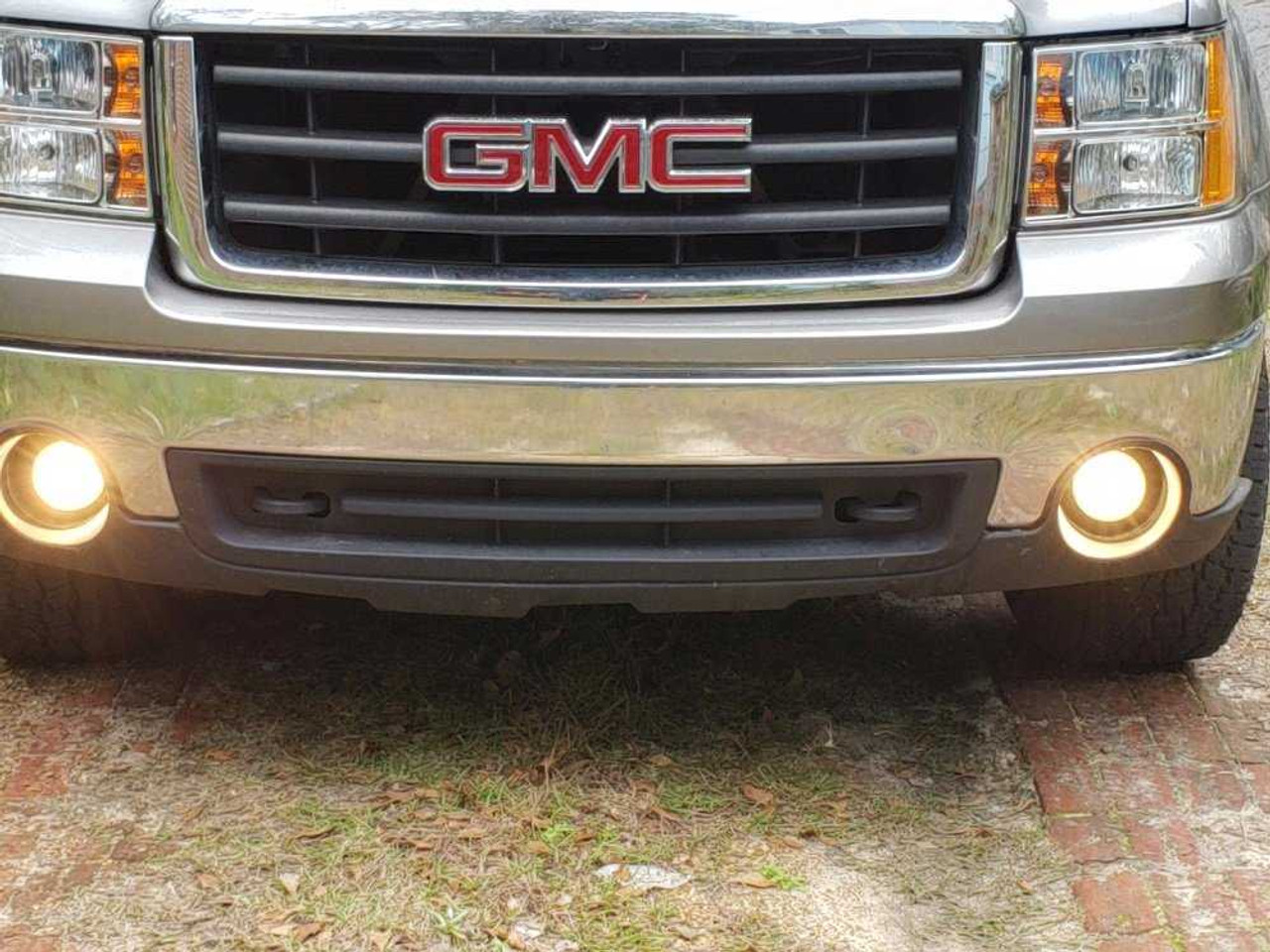 Angel Eye Fog Lamps Lights for 2007-2013 GMC Sierra 1500 / Denali