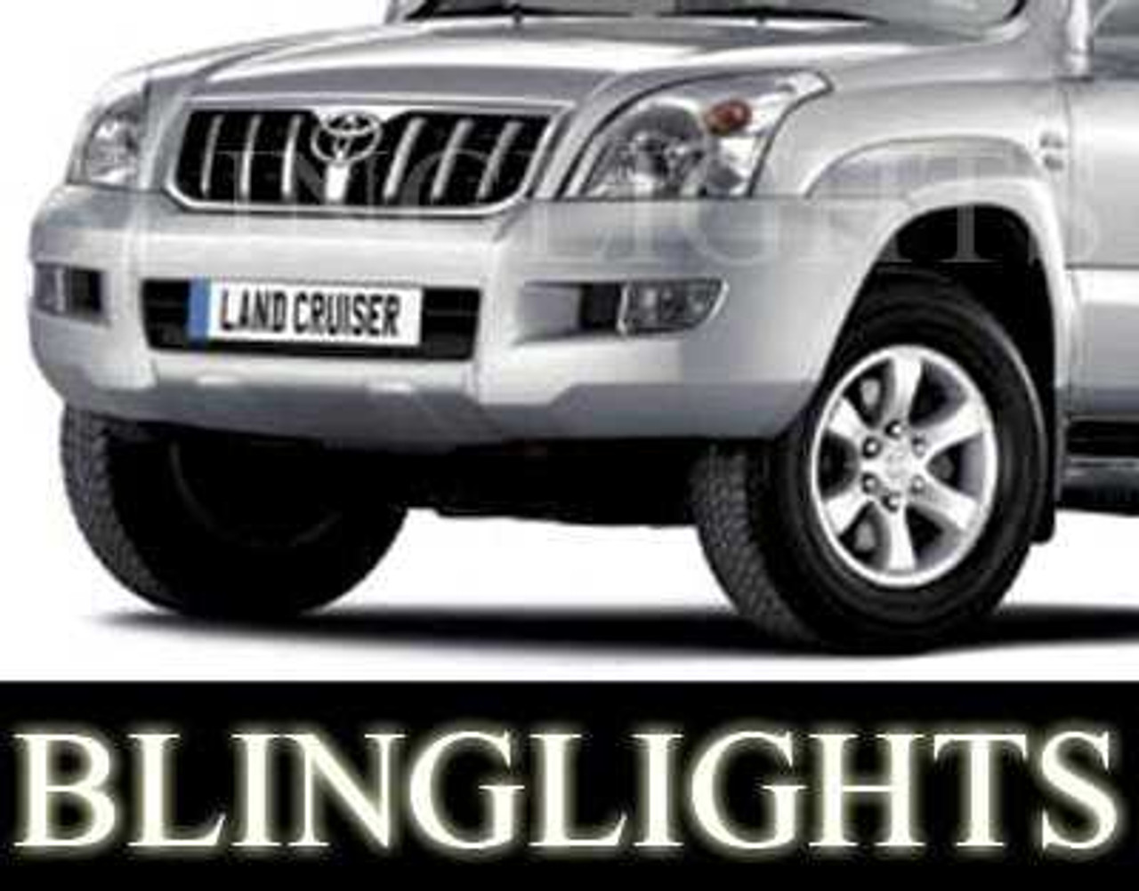2007 2008 2009 Toyota LC70 Xenon Fog Lamps Driving Lights Foglamps Foglights Kit