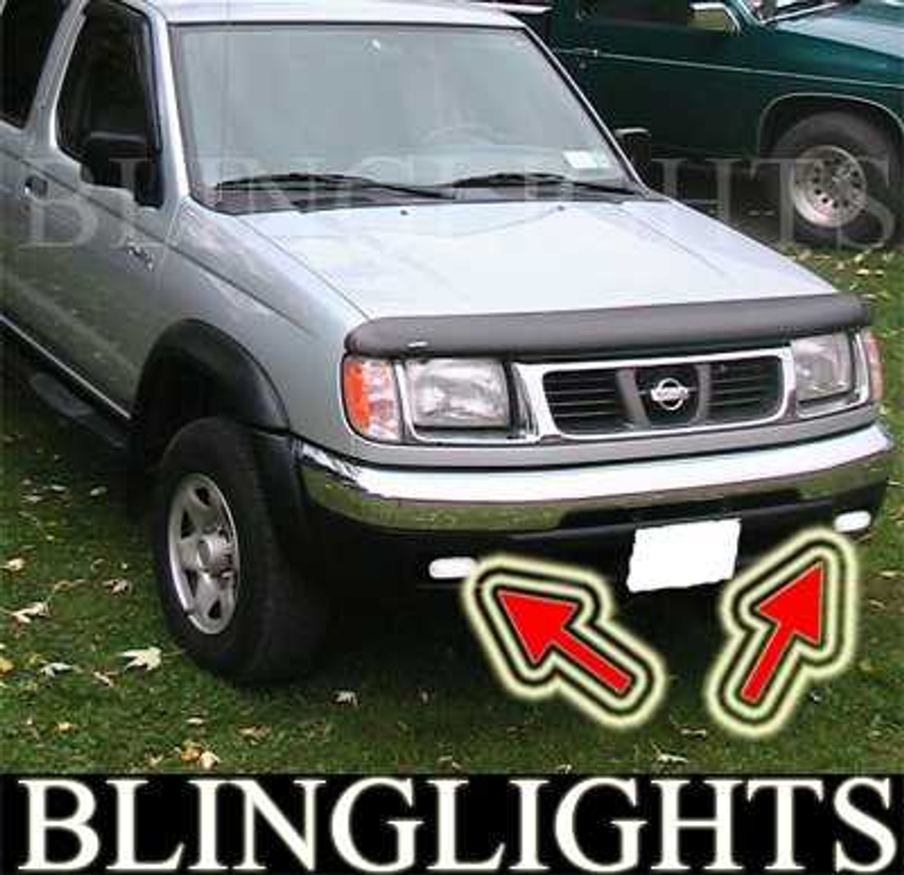 BlingLights Brand Fog Lights Lamps for 1998 1999 2000 Nissan Frontier