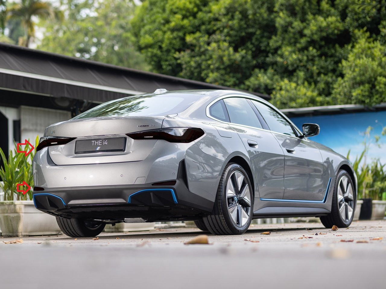 BlingLights Protective Tinted Taillight Film Covers for BMW i4