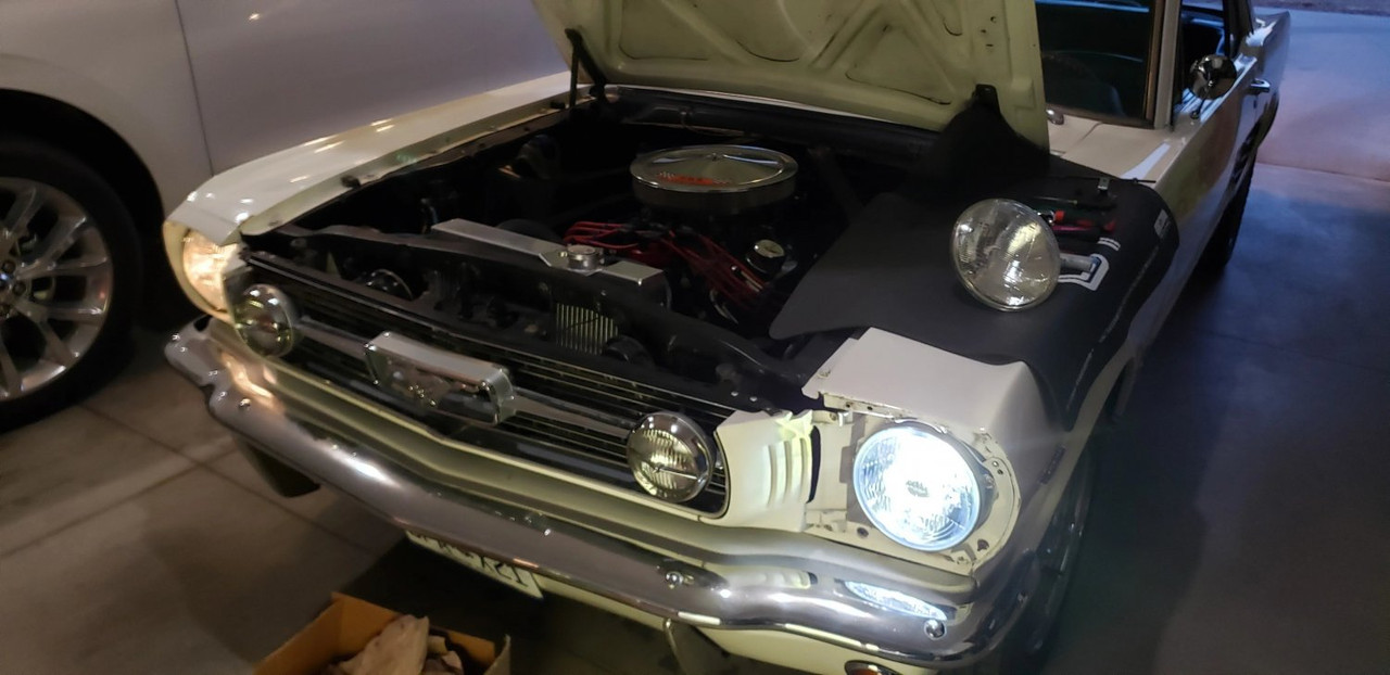 BlingLights Brand Bright Headlights Set for 1965–1973 Ford Mustang Gen1