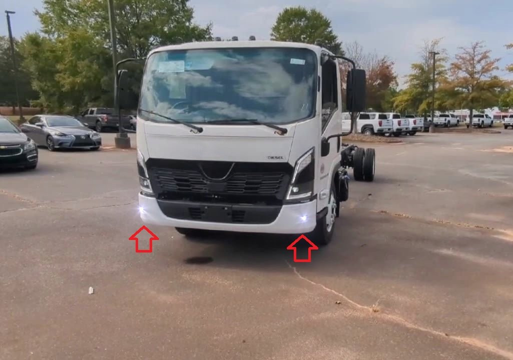 BlingLights LED Halo Fog Lamps for Chevrolet Low Cab Forward LCF Diesel XD