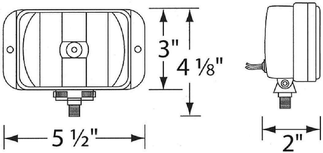 BlingLights Brand OE Style Driving Fog Lamps for 1987-1996 Jeep Wrangler YJ