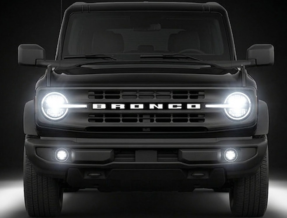 BlingLights Brand LED Halo Fog Lights for 2026 2027 Ford Bronco Non-Sport