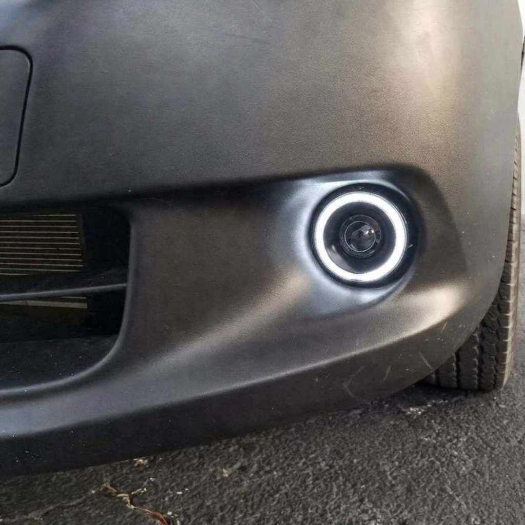 BlingLights White LED Halo Fog Lamps Driving Light Pair Kit for 2013-2021 Nissan NV200