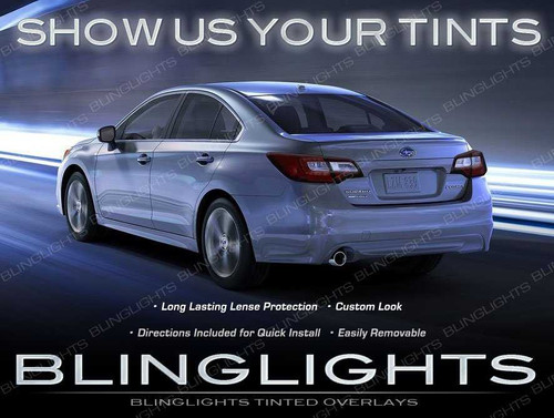 BlingLights Brand Tinted Taillight Film Covers for 2015-2020 Subaru Liberty BN BS