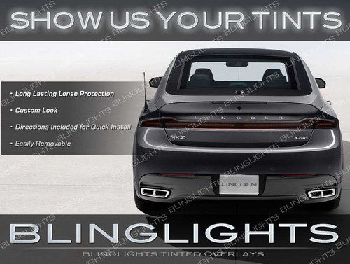BlingLights Brand Tinted Taillamp Film Cover for 2013-2020 Lincoln MKZ
