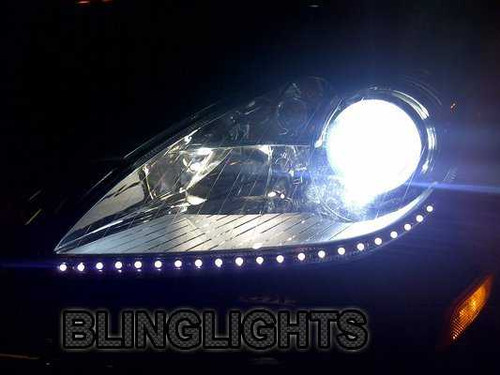 Mercedes SLK R171 LED DRL Head Lights Strips Day Time Running Lamps Kit