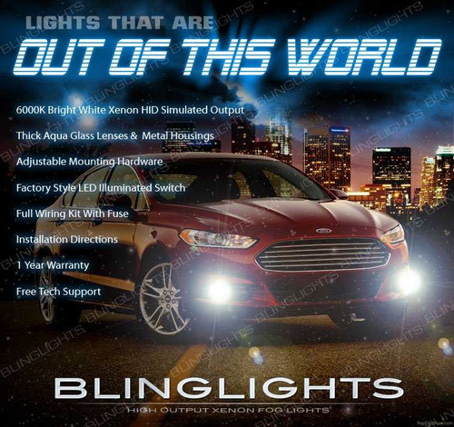2013-2016 Ford Fusion Xenon Fog Lamps Driving Lights Kit