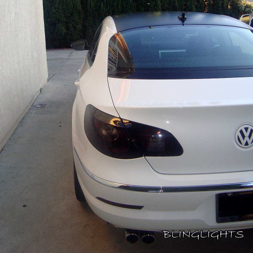 Volkswagen VW Passat CC Tinted Smoked Protection Overlays for Taillamps Taillights Tail Lamps Lights
