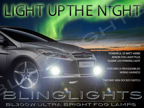 2012 2013 2014 Ford Focus Mk3 Xenon Fog Lamps Driving Lights Kit