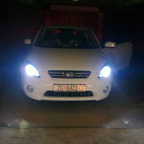 Kia Pro Cee'd Ceed Bright White Replacement Light Bulbs for Headlamps Headlights Head Lamps Lights