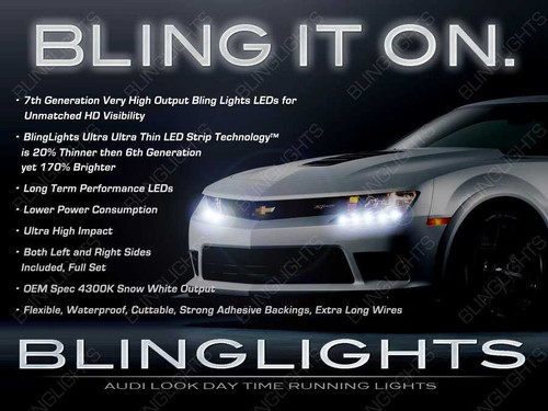 LED DRL Head Light Strips Daytime Running Lamps for Chevrolet Camaro (all years)