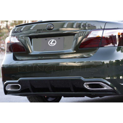 Lexus LS600hL LS 600h L Tinted Smoked Protection Overlays for Taillamps Taillights Tail Lamps Lights