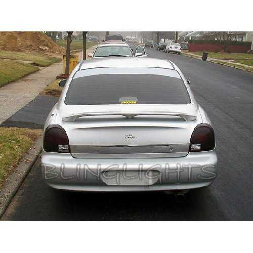 1999-2001 Hyundai Sonata Tinted Smoked Tail Lamp Lights Overlays Film Protection
