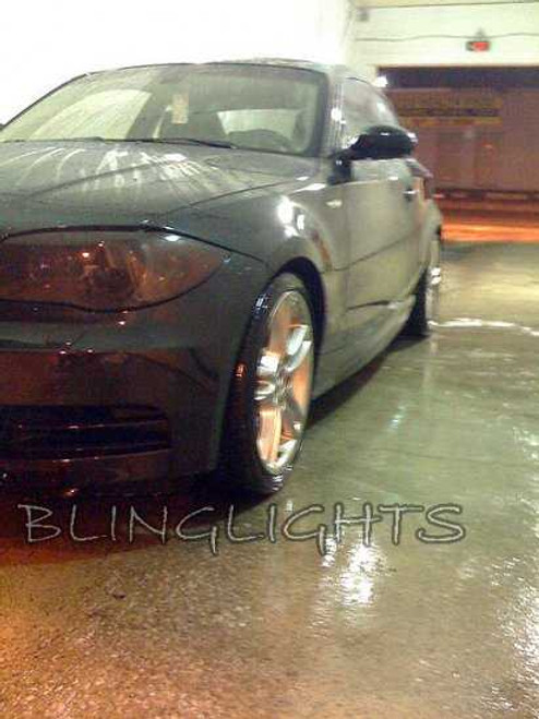 BMW 1 Series E81 E82 E87 E88 F20 Tinted Film Headlamps Headlights Head Lamps Lights Smoked Overlays