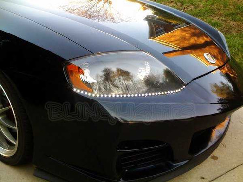 Hyundai Tiburon LED DRL Strips for Headlamps Headlights Head Lamps Day Time Running Lights LEDs DRLs