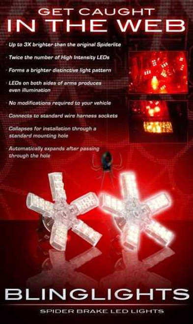 Hyundai Elantra Custom LED Tail Lamp Light Bulbs Set Upgrade Replacement Pair