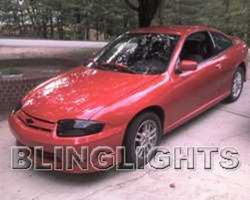 BlingLights Brand Tinted Headlamp Overlays for 2003 2004 2005 Chevrolet Cavalier