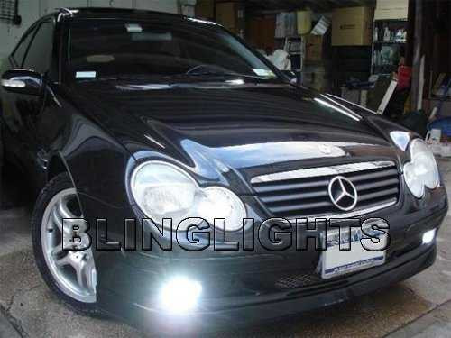 2001 2002 2003 2004 Mercedes-Benz C200 Xenon Fog Lights Driving Lamps Foglamps Kit C 200 w203