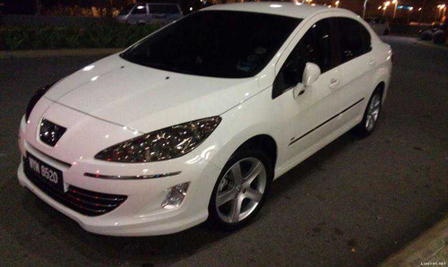 Peugeot 408 Smoked Uncut Head Lamp Film Overlay Covers